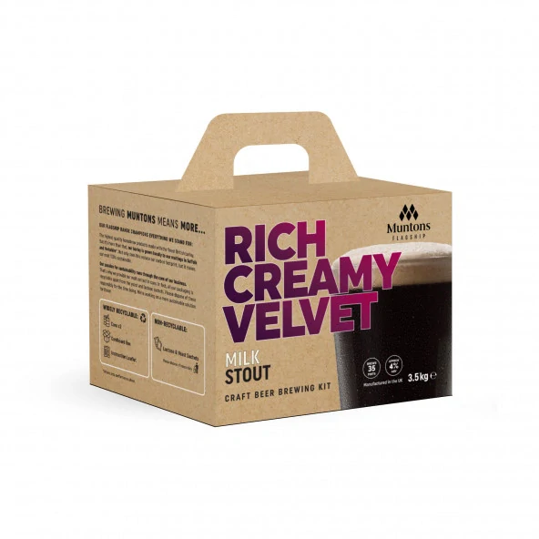Muntons Flagship Milk Stout - pivní sada 3 kg