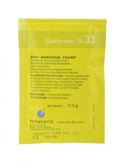 Kvasnice SafBrew S-33 EXP.12/21
