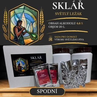 Sklář - Kompletní sada na Světlý ležák (spodní) 20 l