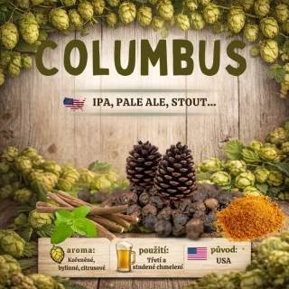 Chmel Columbus - 100 g