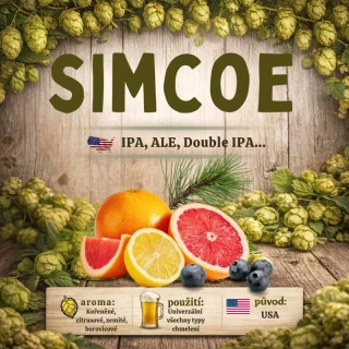 Chmel Simcoe - 100 g